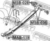 FEBEST MAB-119 Bush, leaf spring